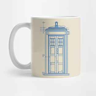 Tardis Blue Print Mug